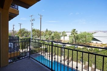 Large balconies at the verandas, canoga park,